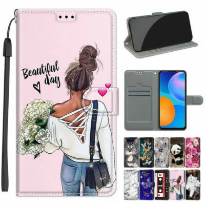 Flip Butterfly Flower Casset Card Phone Case For Nokia C12 Plus C22 C32 G42 G310 - Image 1 of 4