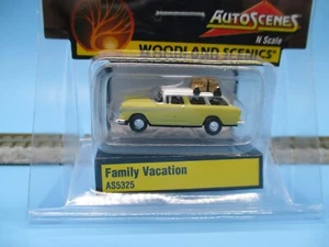 WOODLAND SCENICS N SCALE - AUTO SCENES - FAMILY VACATION - Picture 1 of 1