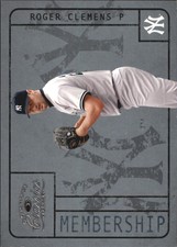 2004 (YANKEES) Donruss Classics Membership #25 Roger Clemens /2499