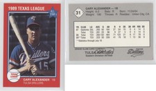 1989 Grand Slam Texas League All-Stars Gary Alexander #31