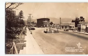 2/3 View of Ensenada Mexico at California Border~Baja Serie#66 RPPC Postcard -P5 - Picture 1 of 4