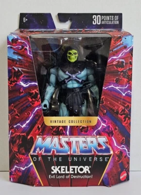 Figura Masters of the Universe Masterverse Colección Vintage Skeletor MOTU Foto 1 de 4