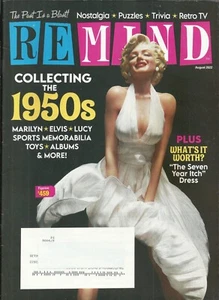 REMIND MAGAZINE - AUG 2022 - COLLECTING THE 1950s - MARILYN MONROE - ELVIS - TOY - Imagen 1 de 1