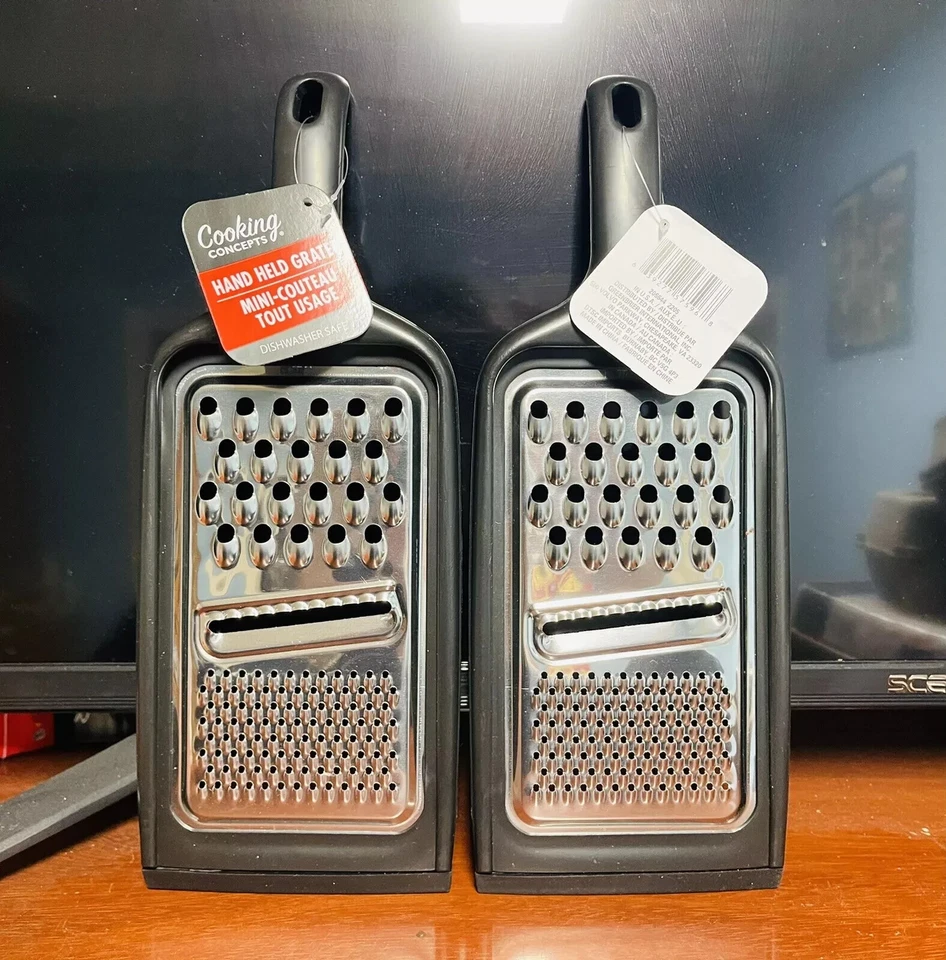 Set of 4 Cooking Hand Held Grater Mini Couteau Tout Usage Dishwasher Safe - Image 1 of 3