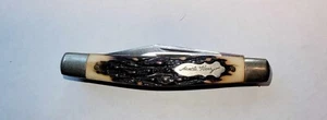 Vintage Schrade Staglon Handle Uncle Henry Knife Made in the USA 833UH - Picture 1 of 9