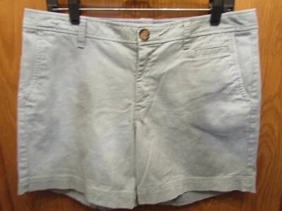 WOMENS DOCKERS  LIGHT BLUE SHORTS SIZE 12 INSEAM 6" WAIST FLAT 18" - Image 1 of 3