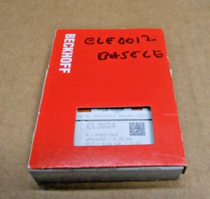 NUEVO EN CAJA NUEVO BECKHOFF EL3024 4 CANALES ENTRADAS DIFERENCIALES TERMINAL ANALÓGICO 35VDC IP20 - Imagen 1 de 3