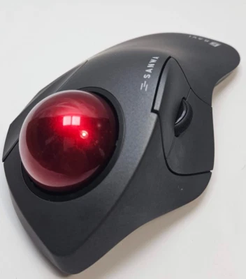 Ratón inalámbrico Sanwa Track Ball conmutación de velocidad de 5 botones GRAVI 400-MAWBTTB138 Foto 1 de 4