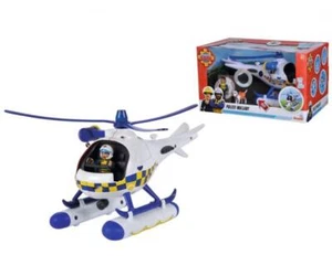 Simba 109252537 - Feuerwehrmann Sam, Polizei Wallaby Hubschrauber - Bild 1 von 7