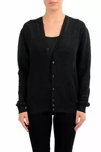 Dsquared2 Women's Sparkling Black Cardigan Sweater US M IT 42 - Picture 1 of 4