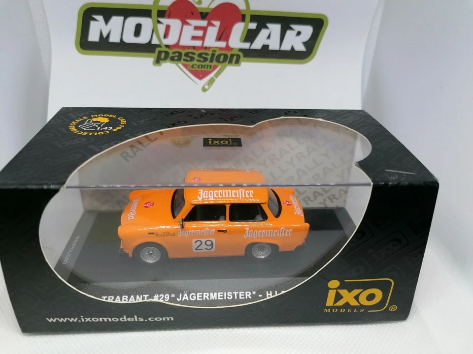 Ixo 1/43 Trabant #29 H. J. Stuck 1965 Jegermeister REPCLC07 - Immagine 1 di 1