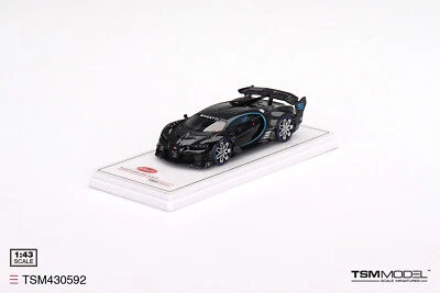 TSM 1/43 Bugatti Vision Gran Turismo Black  TSM430592 - Immagine 1 di 3