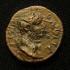 &#198;26 Alexandria Troas Emperor Gallienus Rv TROAC Turreted Tyche 9.60 gram 25-6mm
