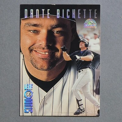 1996 Leaf Studio #187 Dante Bichette, SILVER PRESS PROOF SSP #/100 Rare! Rockies - Imagem 1 de 2