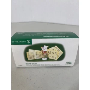 Figurina NUOVA Reparto 56 Heritage Village Collezione Hear Ye Hear Ye - Foto 1 di 3