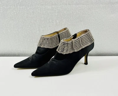 Новый Victoria Wieck Беверли-Хиллз женщин вкратце носок лодыжки загрузки со стразами размер 7 - Изображение 1 из 4