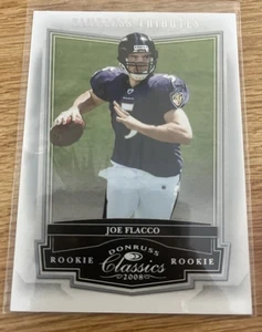 2008 Donruss Classics Timeless Tributes Silver /100 Joe Flacco #219 Rookie RC - Bild 1 von 2