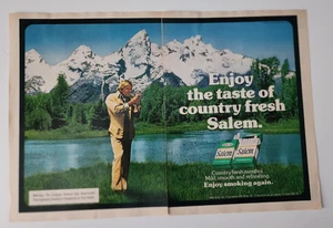 1979 Vintage 2 Page Print Ad Enjoy the taste of country fresh Salem Mountains - Picture 1 of 3