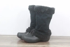 Crocs Women's Nadia Pull On Winter Boot Size 8{TR-585] - Picture 1 of 8