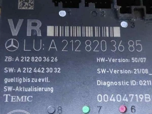 A2128203685 konfortmodul für MERCEDES CLASE E 220 CDI BLUETEC 2009 1112169 - Picture 1 of 11
