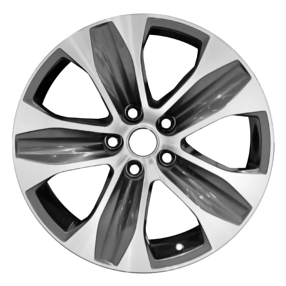 Rueda de aluminio 75264 usada OEM 18x8 carbón mecanizado se adapta a Highlander 2020-2025 Foto 1 de 1