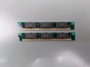 (2) NEC 1MB 30-pin Parity RAM SIMMs (2MB Total) for 286 386 486, FULLY TESTED! - Picture 1 of 2