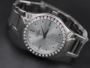 Buffalo Uhr Damenuhr Frauenuhr Quarzuhr Analoguhr Silberfarben - Bild 1 von 12