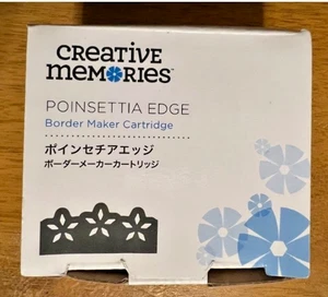 Creative Memories Punch - New - POINSETTIA EDGE Border Maker Cartridge - Picture 1 of 1