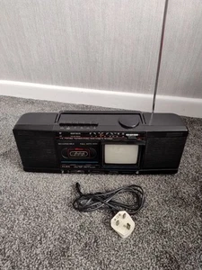Vintage Collectable Alba 3In1 Portable Television Stereo Radio Cassette Recorder - Picture 1 of 19