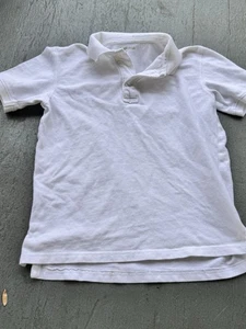 Camisa polo blanca de manga corta GAP para niños (talla L) - Imagen 1 de 3