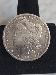 1887/6-O MORGAN DOLLAR Rare Overstrike - Picture 1 of 4