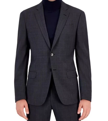 Nueva chaqueta AX Armani Exchange para hombre ajustada negra ventana carbón 44R Foto 1 de 4