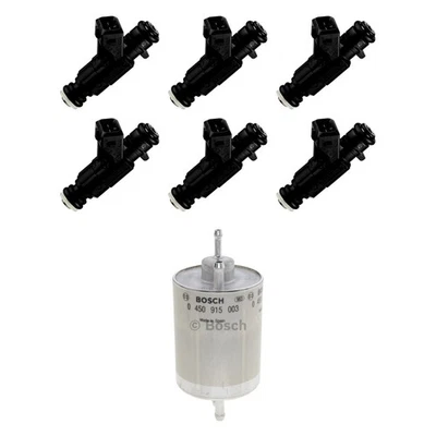For Mercedes-Benz G55 AMG 05-08 Bosch Fuel Injector w Fuel Filter Kit Foto 1 de 3