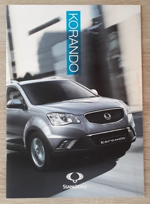 Ssangyong Korando Range Brochure c.2015 - S  ES  EX  4x4 - Image 1 of 4