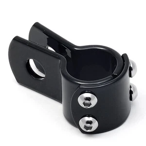 Schwarze Sturzbügelklemme Rahmenklemme 1 Zoll 25,4 mm 3-teilig - Bild 1 von 1