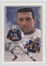 1994 Roger Staubach's NFL Football Auckland Collection Johnny Unitas #AC8 HOF