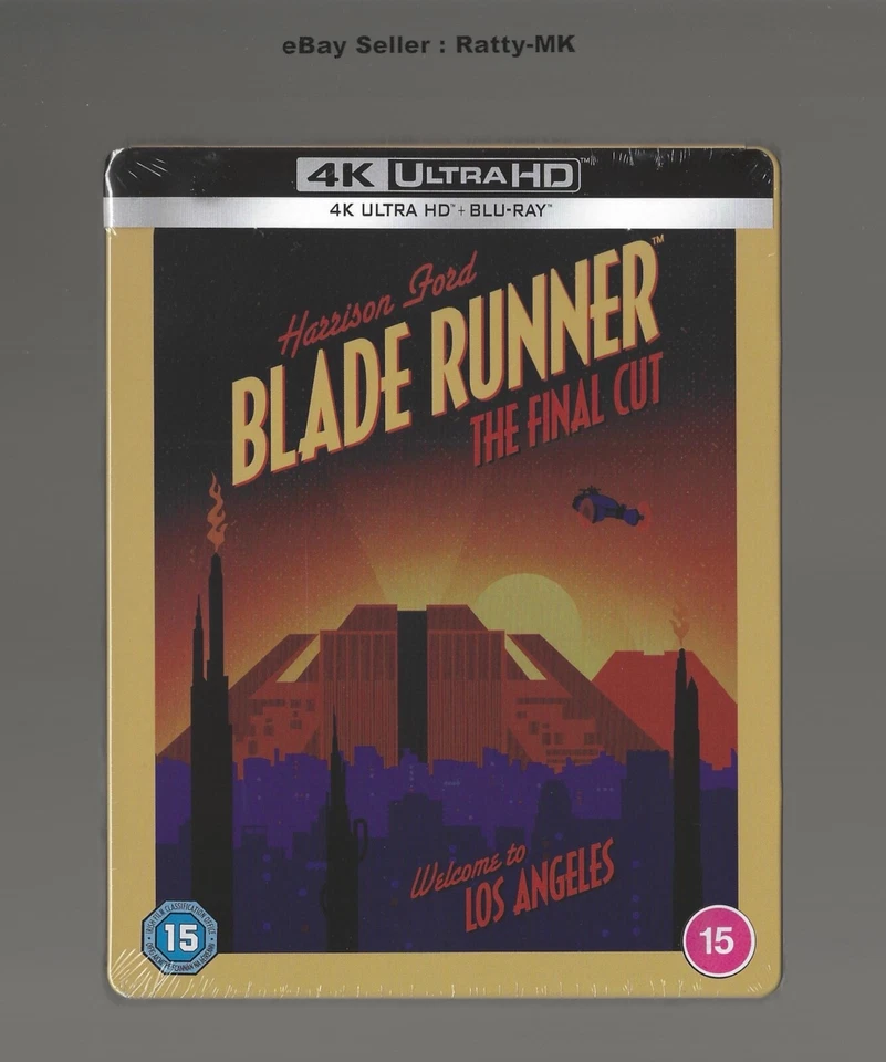 Blade Runner The Final Cut Limited Edition 4k UHD Blu-ray Steelbook OOP