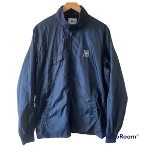 Izod Lacoste Windbreaker Travis Pointe Full Zip Blue Men’s Size Large - Picture 1 of 8