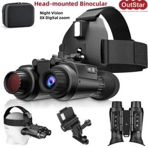 NV8310 Naked-eye Head-mounted Binocular Night Vision Built-in 1.4" Dual Screen # - Picture 1 of 10