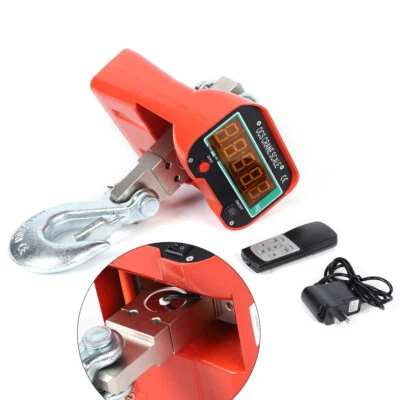 Digital Crane Hanging Scale 3000KG/6600LBS Heavy Duty Industrial w/LED Display - Image 1 of 4