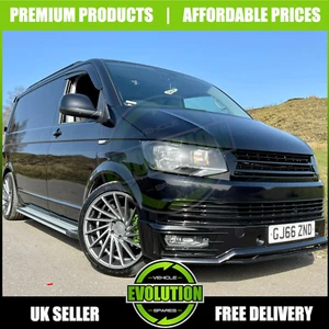 WIND RAIN SMOKE DEFLECTORS VISORS VW Transporter T5 T6 T6.1 2003-2024 EXTERNAL - Picture 1 of 10