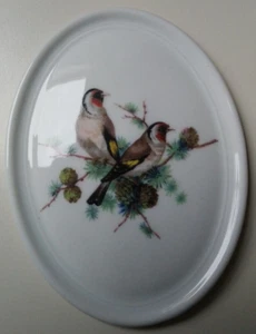 Kaiser Wandteller oval Vogelpärchen - Bild 1 von 2