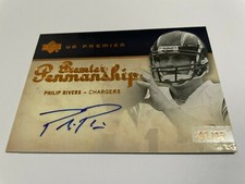 2007 Upper Deck Premier Penmanship Philip Rivers Auto #7/25~~~~~~~~RARE!!!!!