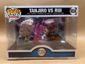 Funko POP Animation Moment #1034 Demon Slayer Tanjiro vs Rui Diorama Figures New - Picture 1 of 5