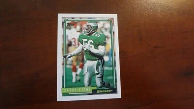 1992 TOPPS # 304 BYRON EVANS  FOOTBALL CARD - Image 1 of 2