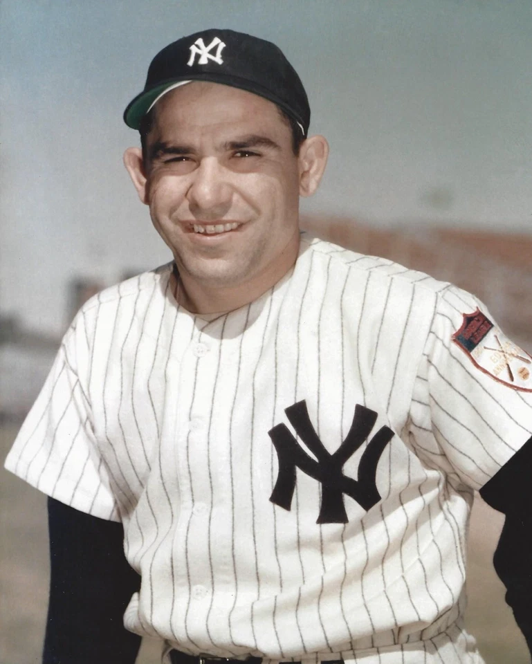 YOGI BERRA 8X10 PHOTO NEW YORK YANKEES NY BASEBALL MLB PICTURE CLOSEUP COLOR - Image 1 of 1