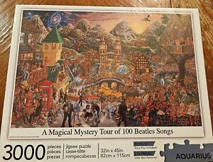 Aquarius 68504 A Magical Mystery Tour Of 100 Beatles Songs Jigsaw Puzzle 3000