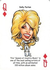 Hero Decks Presents Country Music Playing Card Dolly Parton