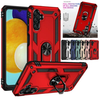 For Samsung Galaxy A54 5G Case Ring Kickstand Cover + Tempered Glass Screen - Image 1 of 4