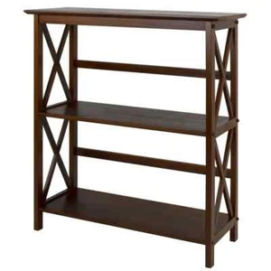 Small Narrow Open Bookshelf Bookcase Corner Shelf For Books With Storage Shelves - Picture 1 of 5